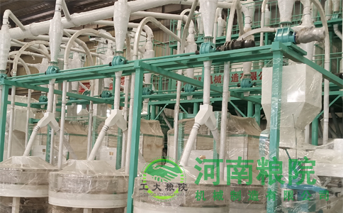 8臺鋼磨面粉加工設備樣機